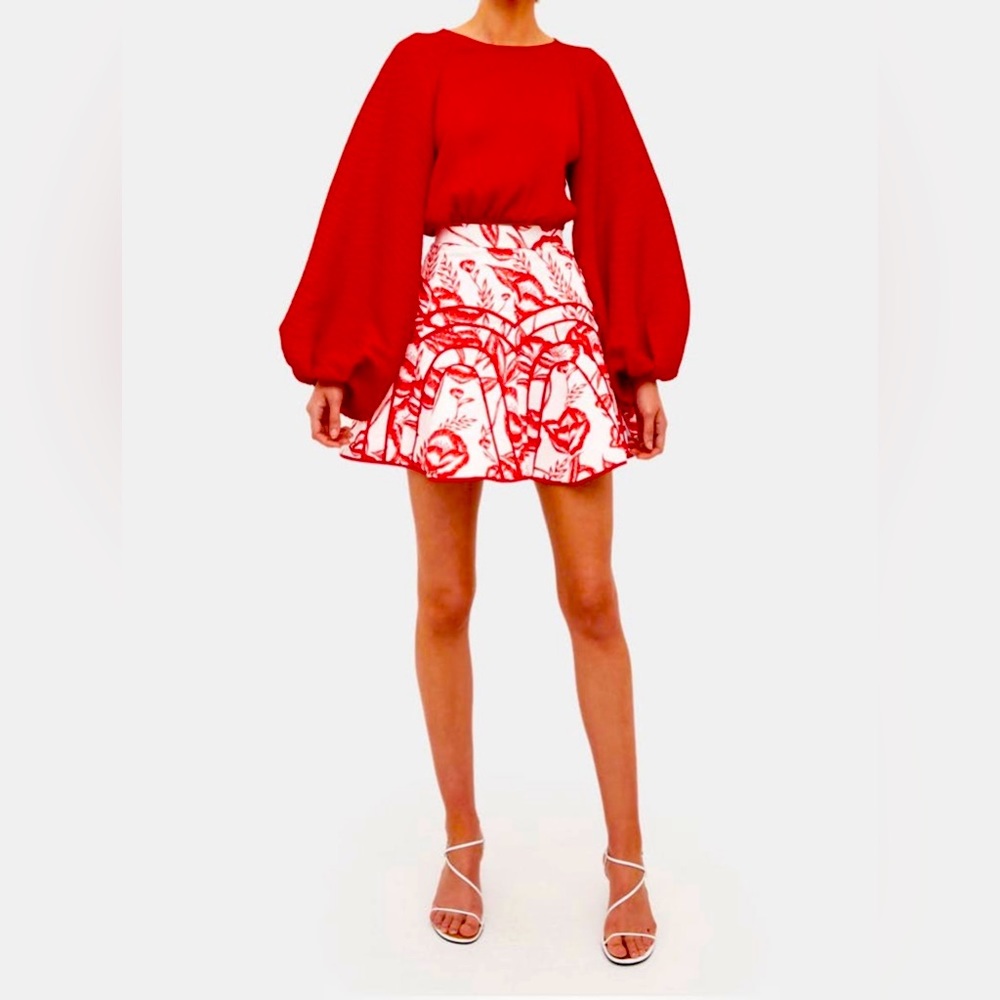 NWT C/MEO COLLECTIVE Comes In Waves Crop Top